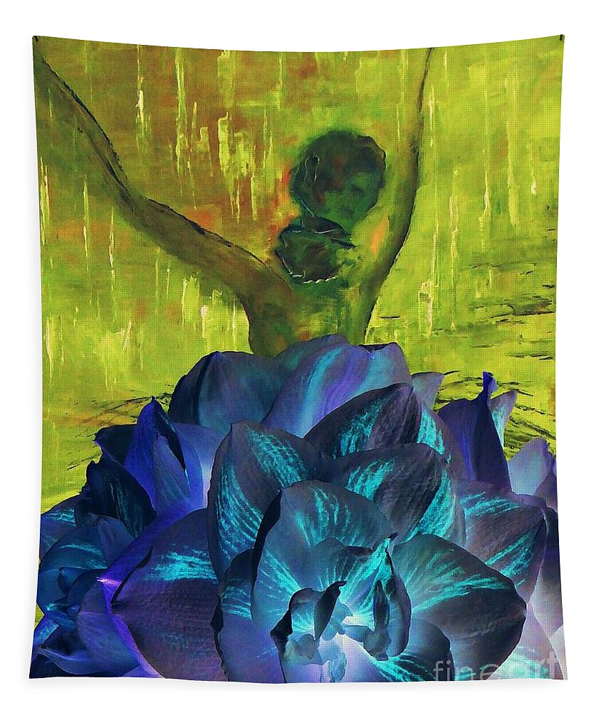 Ballerina Tapestry featuring the photograph Ballerina Illusion by Amalia Suruceanu