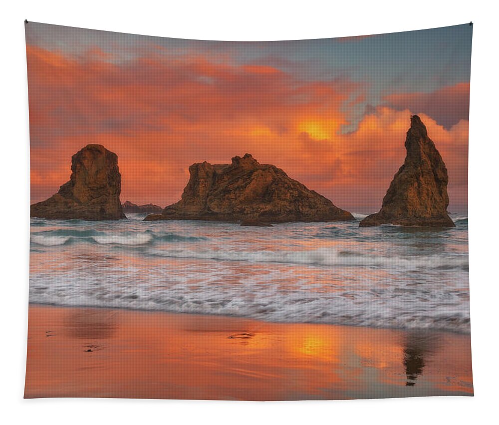 Bandon Oregon Tapestry featuring the photograph Bandon Magic by Darren White