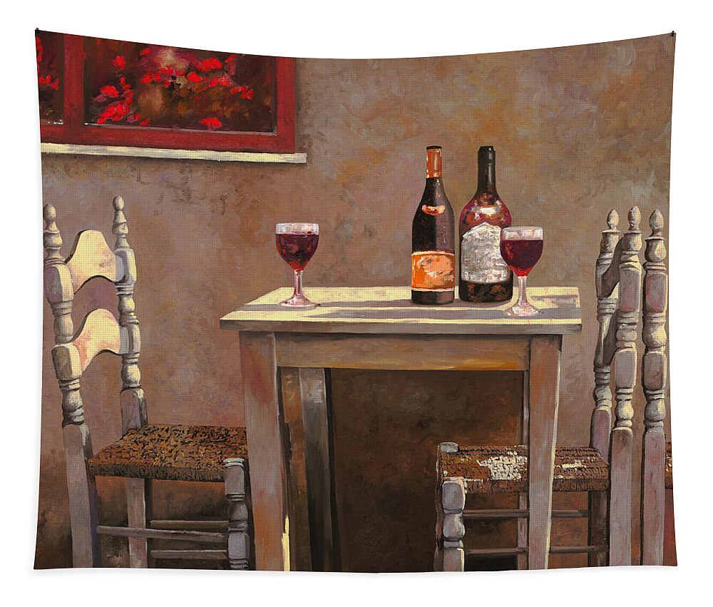 Wine Tapestry featuring the painting Barbaresco by Guido Borelli