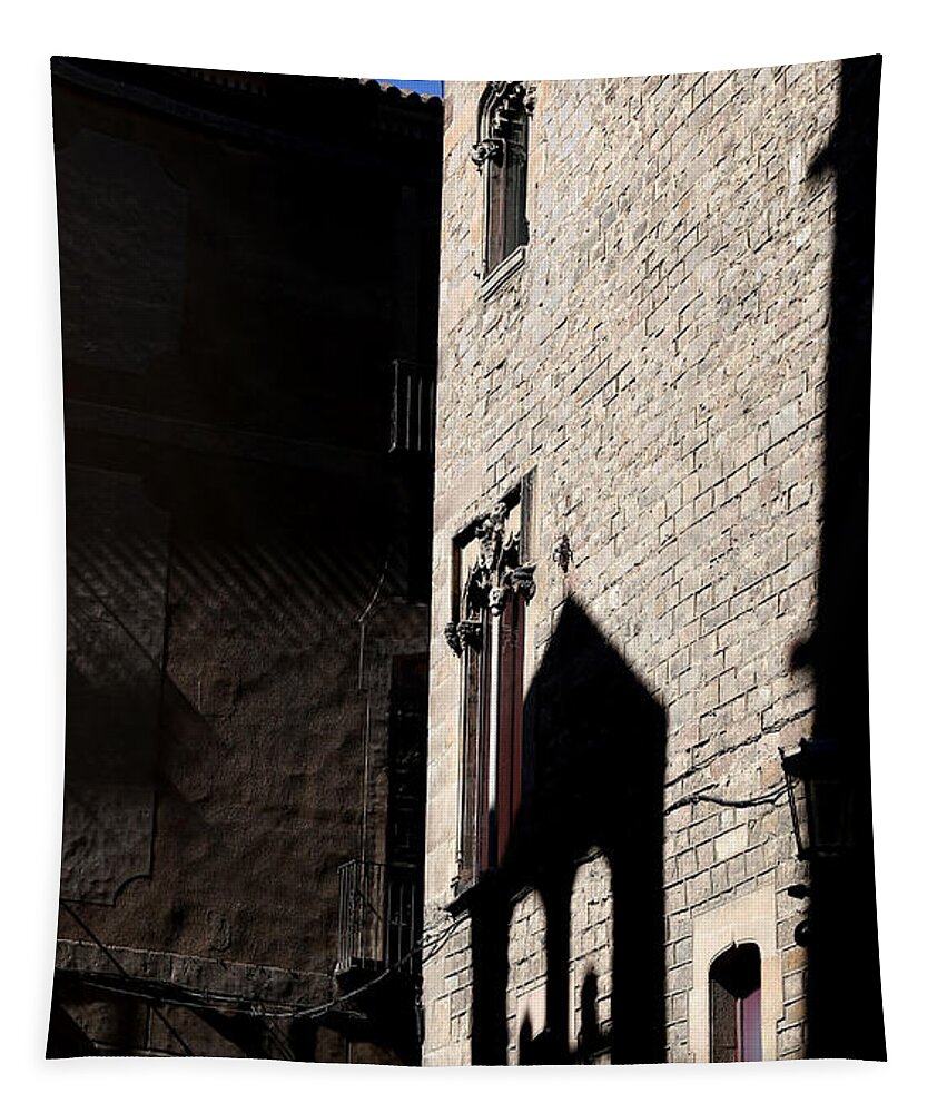 Barcelona Tapestry featuring the photograph Barcelona 2 by Andrew Fare