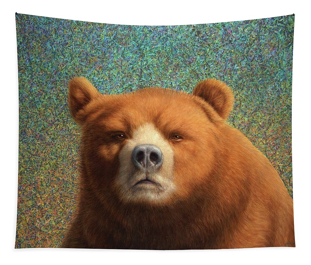 #faatoppicks Tapestry featuring the painting Bearish by James W Johnson
