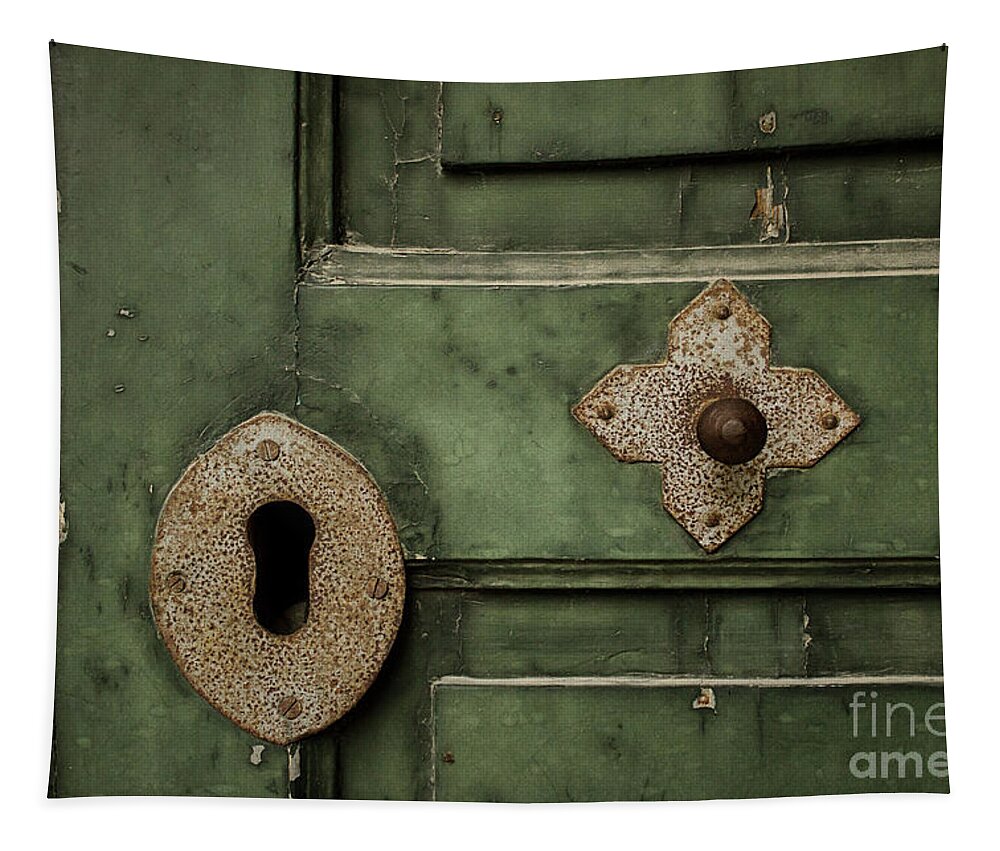 Door Tapestry featuring the photograph Beautiful Antiquity by Becqi Sherman