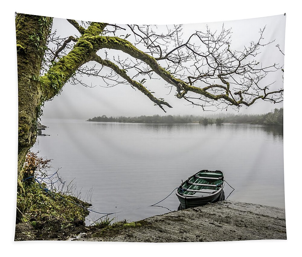 Ireland Tapestry featuring the photograph Beautiful Ballynahinch Lake by WAZgriffin Digital