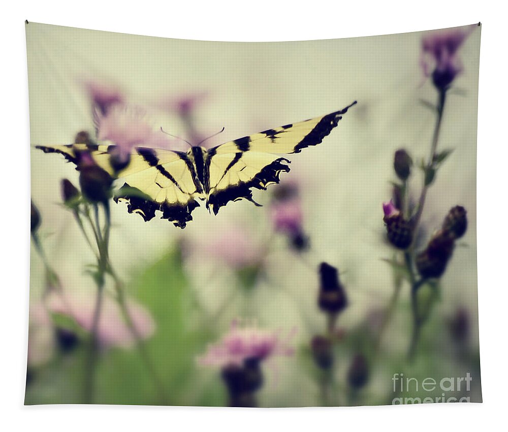 Butterfly Tapestry featuring the photograph Beauty and Grace by Kerri Farley