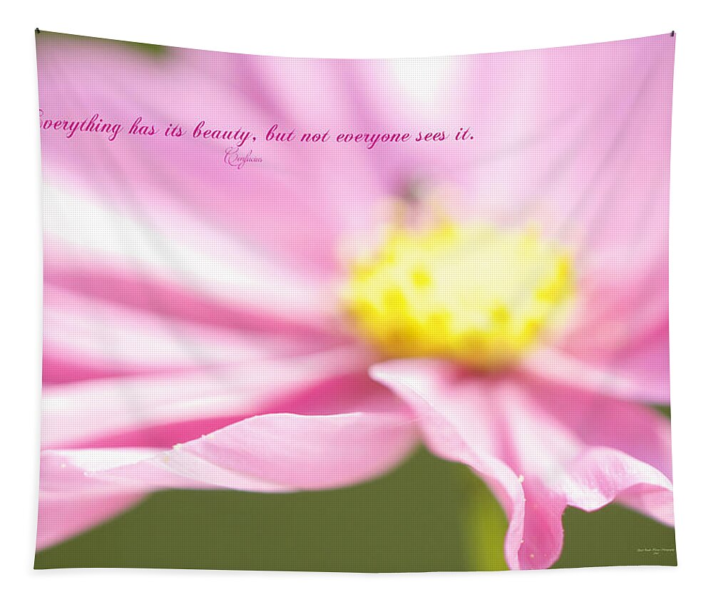 Cosmos Tapestry featuring the photograph Beauty by Carol Senske