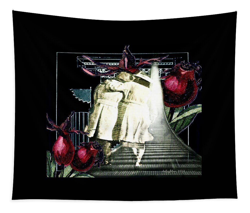 2 Sisters Tapestry featuring the digital art Best Laid Plans by Delight Worthyn