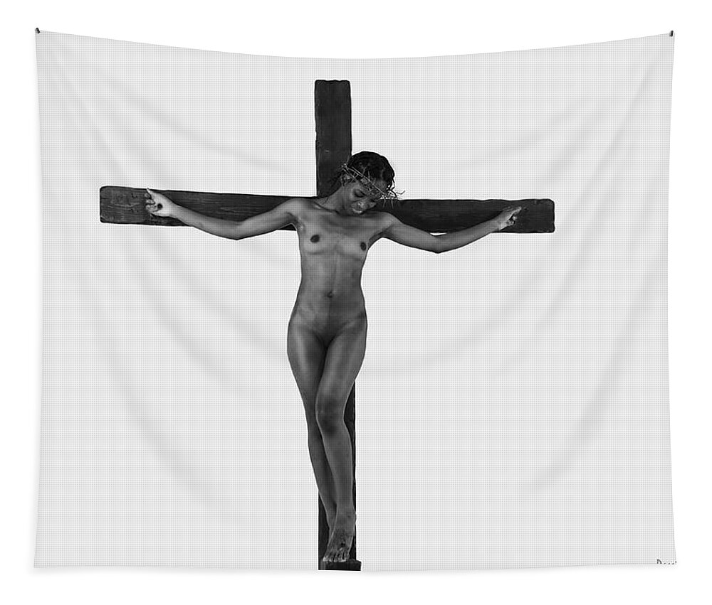 black girl crucified naked