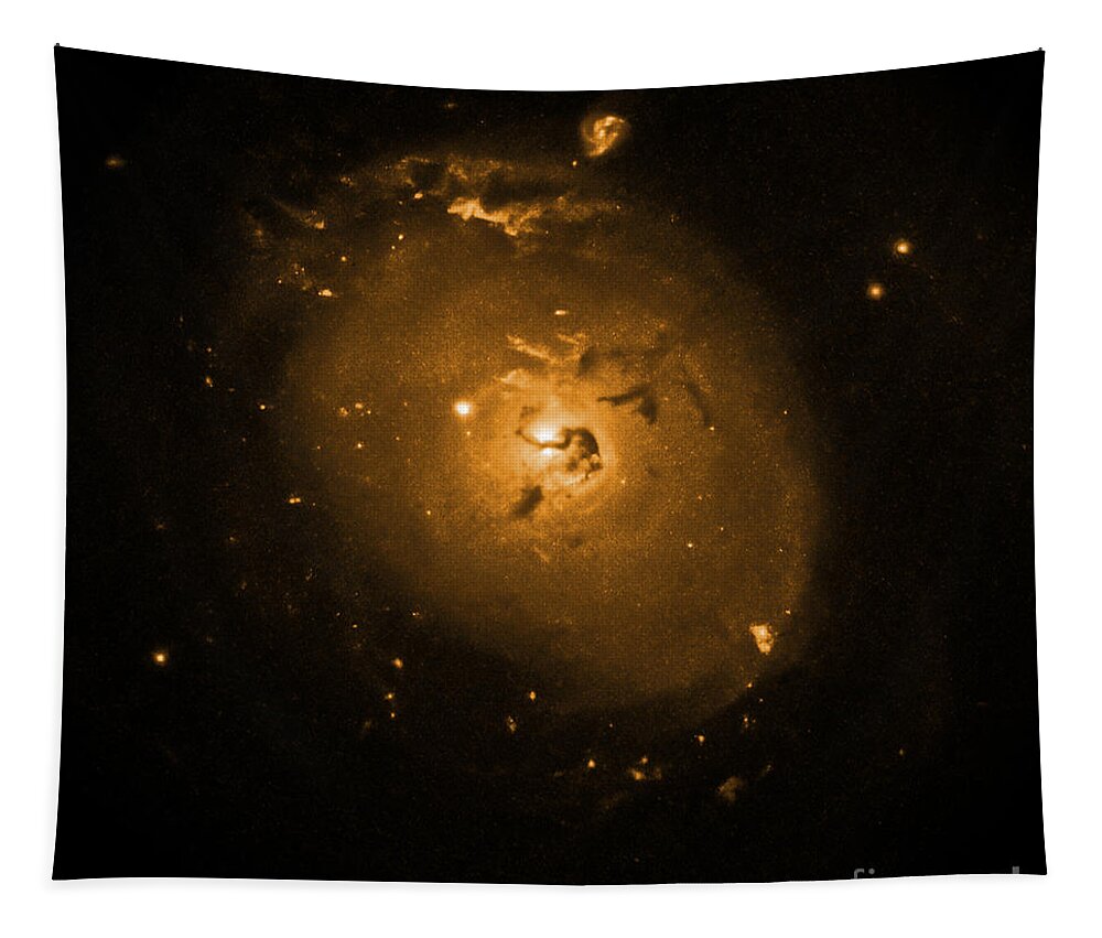 Science Tapestry featuring the photograph Black Hole Optical by Nasa