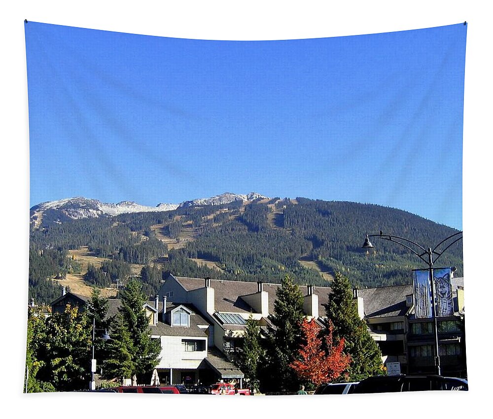 2010 Olympics Tapestry featuring the photograph Blackcomb Mountain by Will Borden