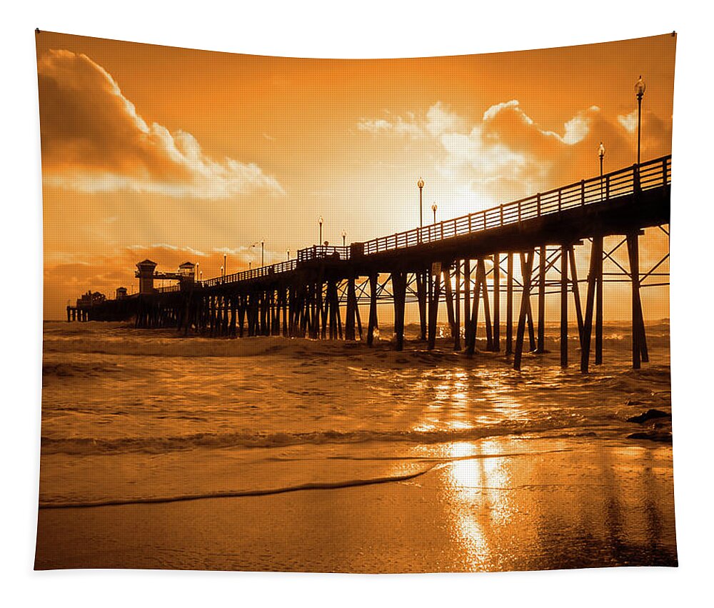 California Tapestry featuring the photograph Blaze by American Landscapes