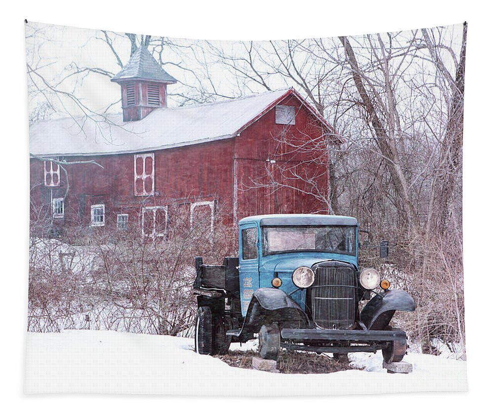 Truck Tapestry featuring the photograph Blocked by Nicki McManus
