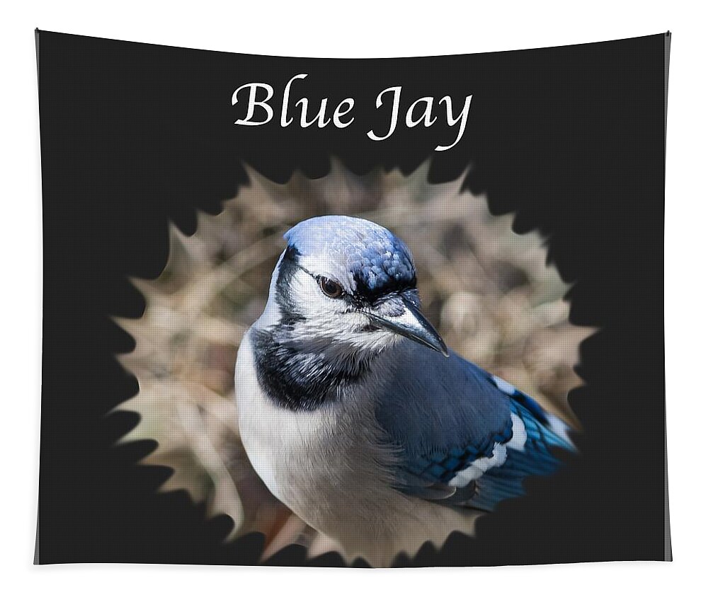 Blue Jay Tapestry featuring the photograph Blue Jay  by Holden The Moment