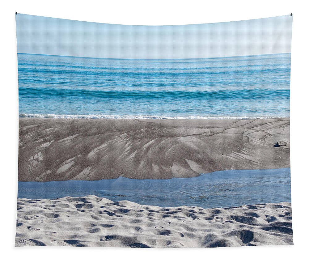 Ocean Tapestry featuring the photograph Blue ocean by Martin Capek