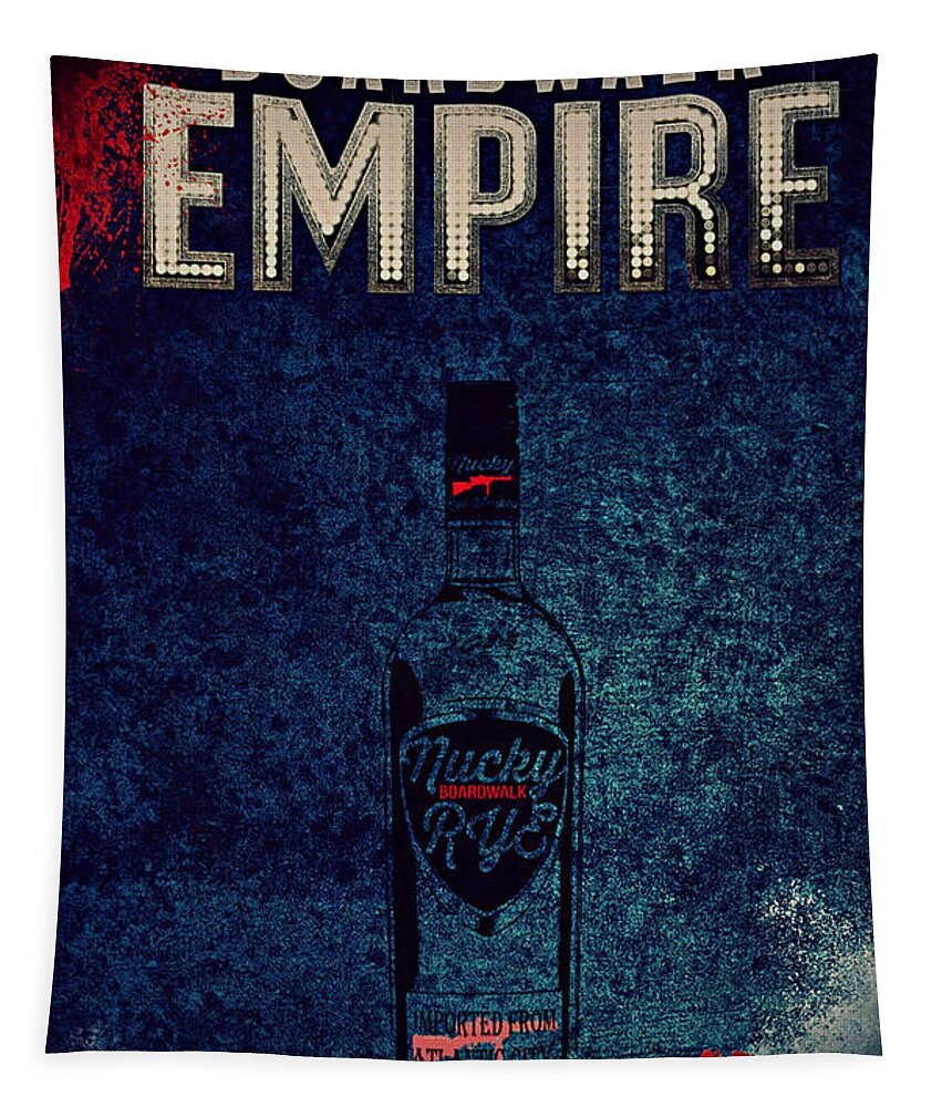 Boardwalk Empire Tapestry featuring the mixed media Boardwalk empire by Binka Kirova