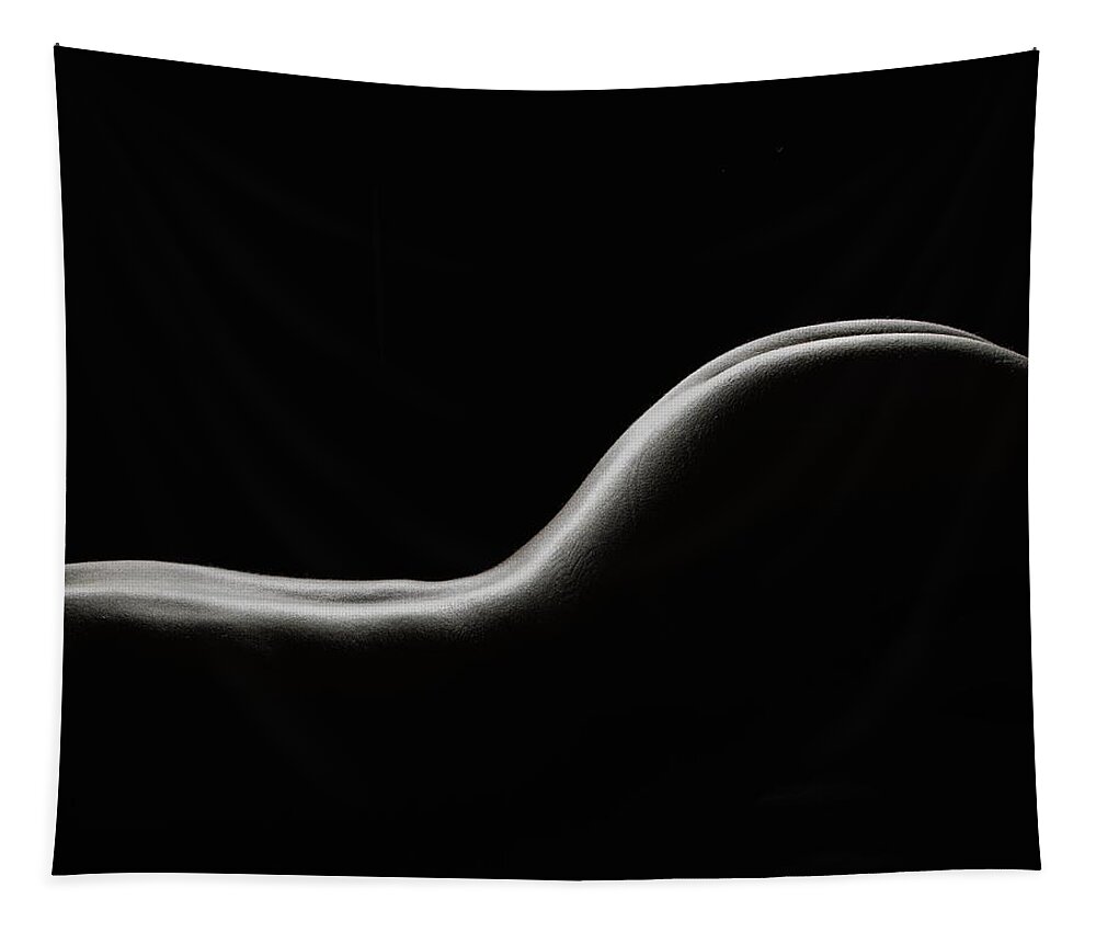 Nude Tapestry featuring the photograph Bodyscape 230 V2 by Michael Fryd