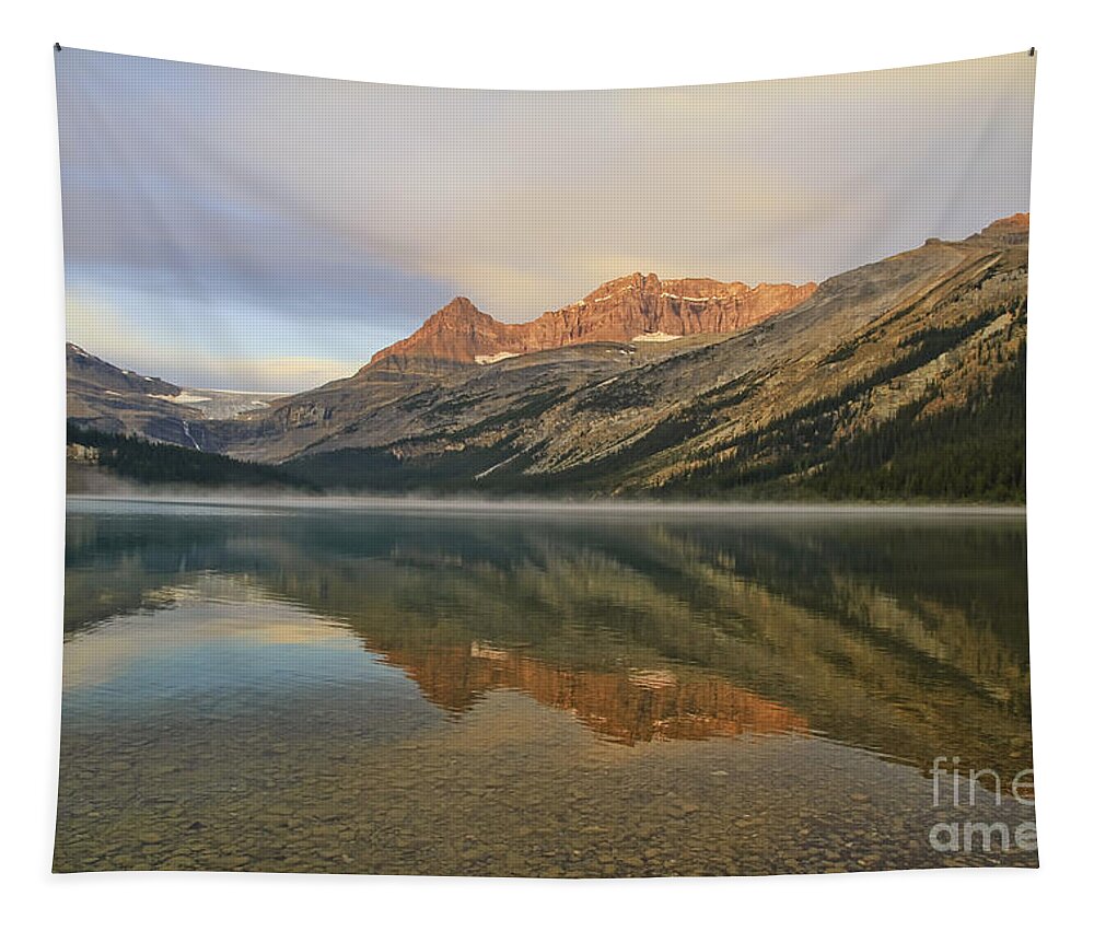 Bow Lake Tapestry featuring the photograph Bow Lake Sunset by Teresa Zieba