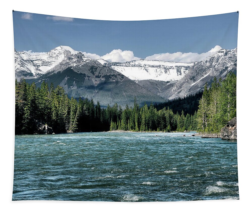 Bow River Tapestry featuring the photograph Canadian Rockies by Jim Hill