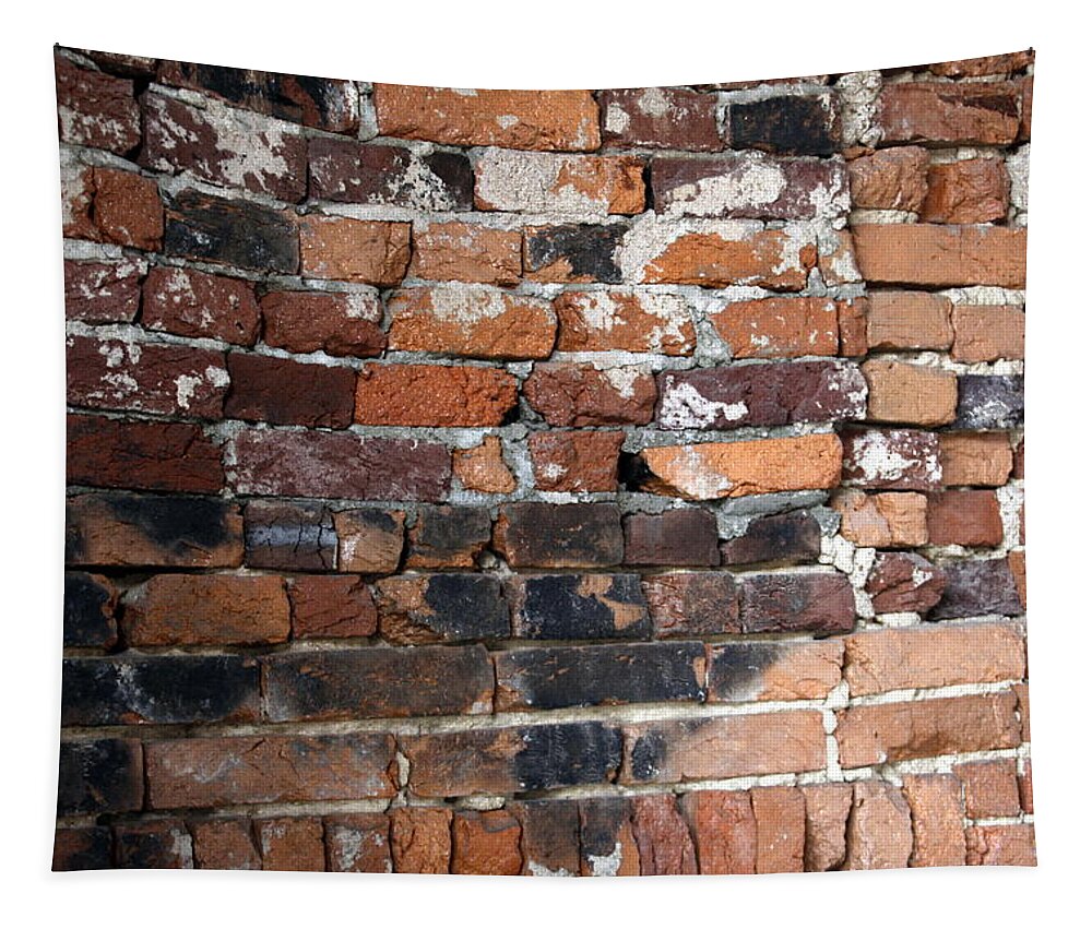Horizontal Tapestry featuring the photograph Brick Wall by Valerie Collins