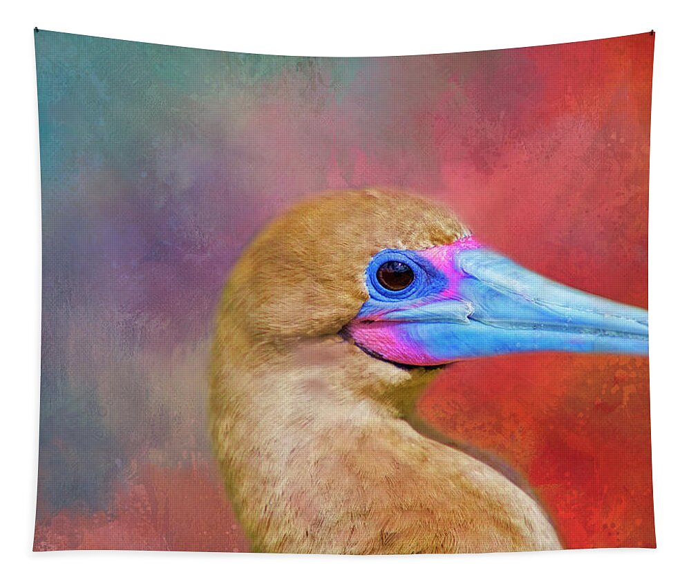 Photography Tapestry featuring the digital art Bright Beak by Terry Davis