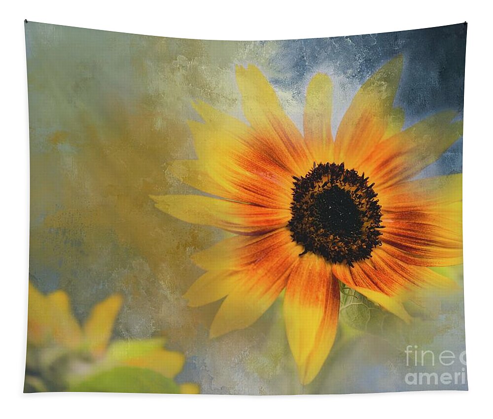 Sunflowers Tapestry featuring the photograph Brighter Than Sunshine by Eva Lechner