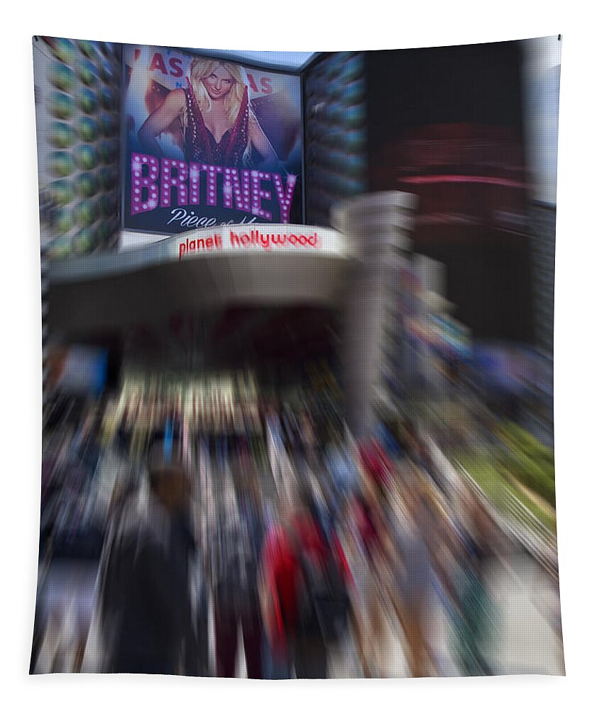 Britney Tapestry featuring the photograph Britney by Ricky Barnard