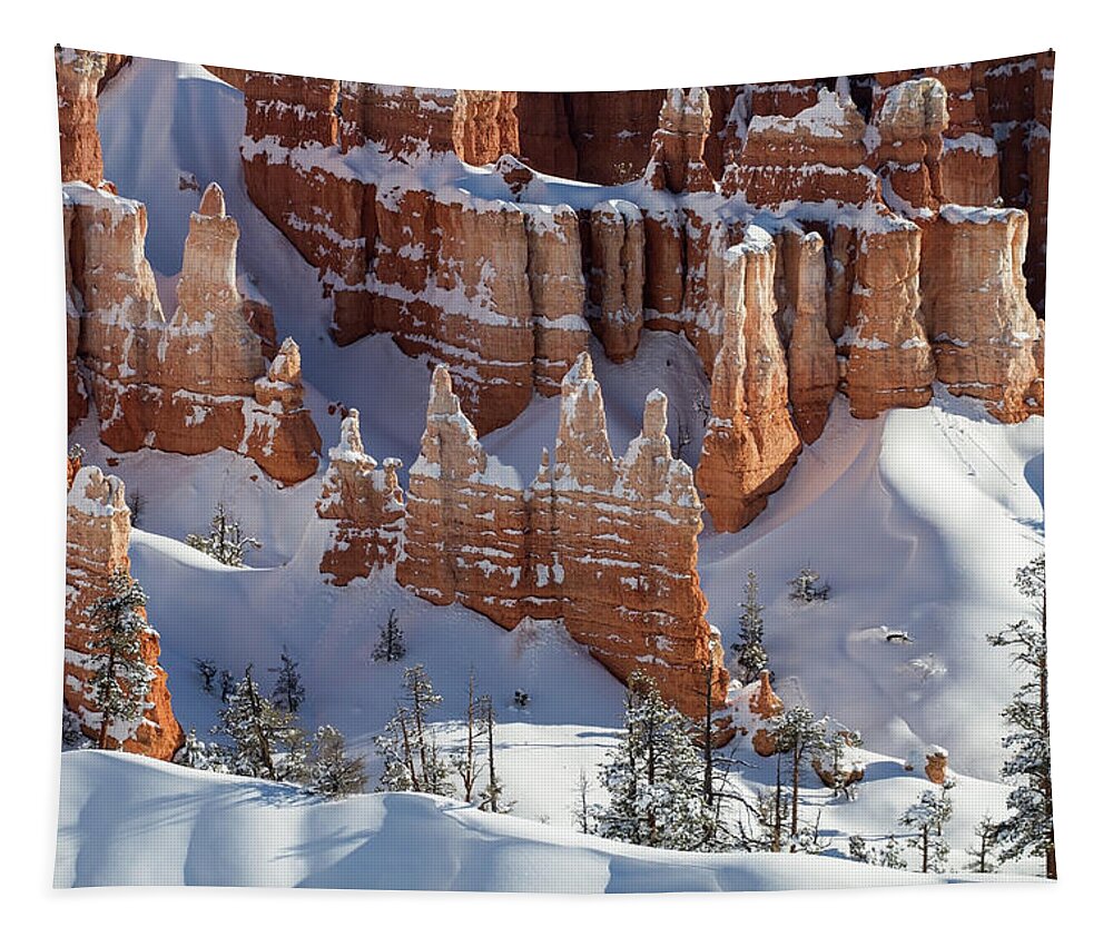 No People Tapestry featuring the photograph Bryce Canyon National Park by Brett Pelletier
