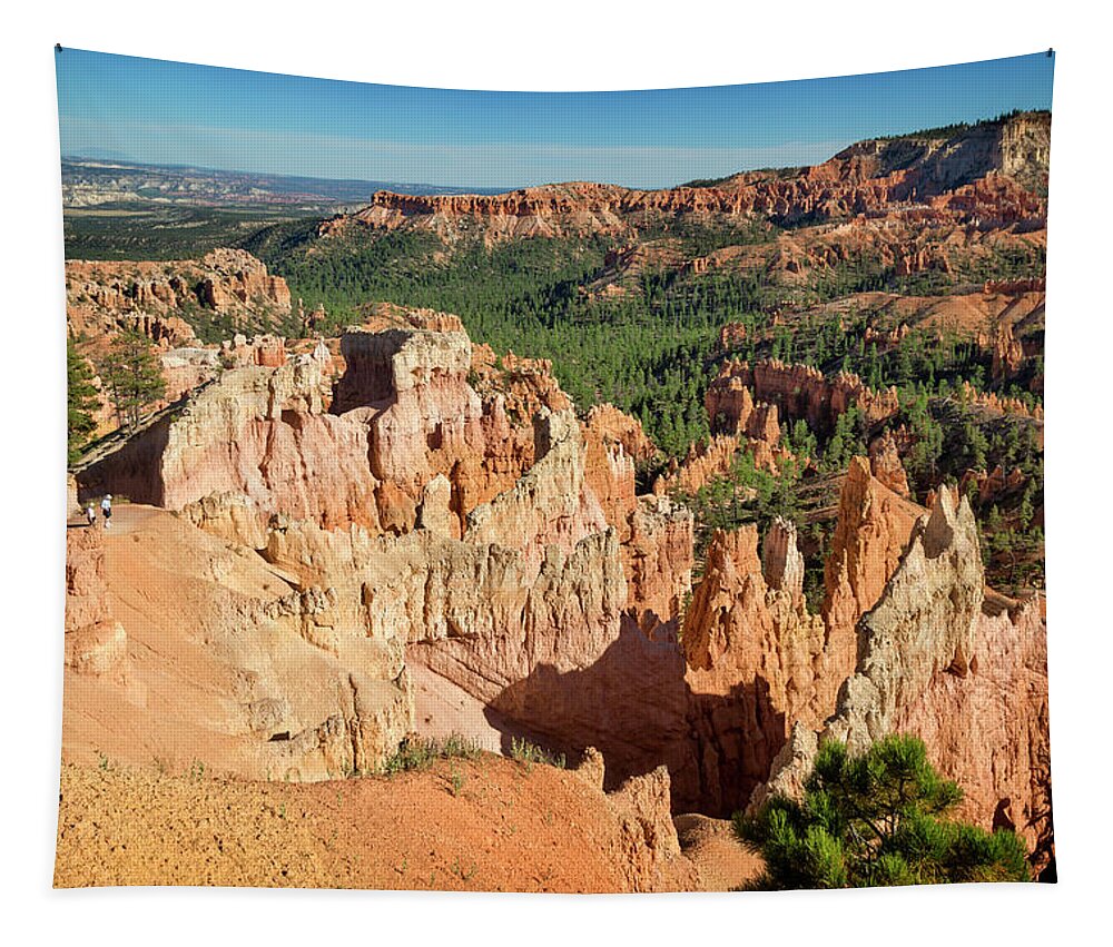 Nature Tapestry featuring the photograph Bryce Canyon XIX by Ricky Barnard