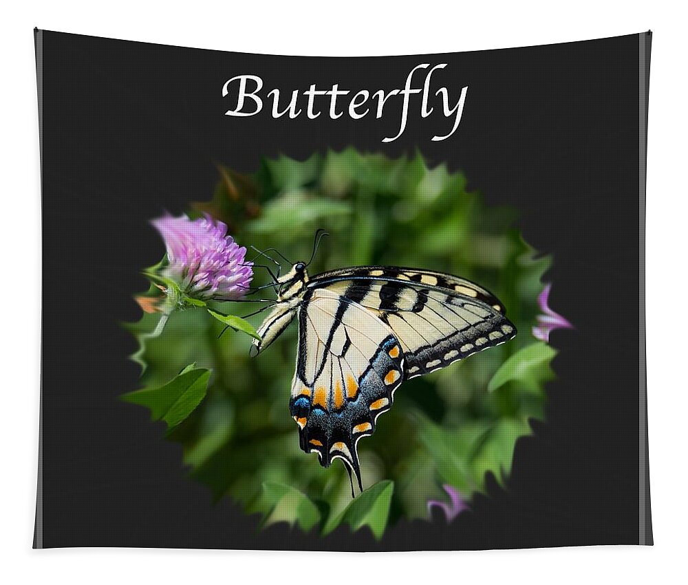 Butterfly Tapestry featuring the photograph Butterfly by Holden The Moment