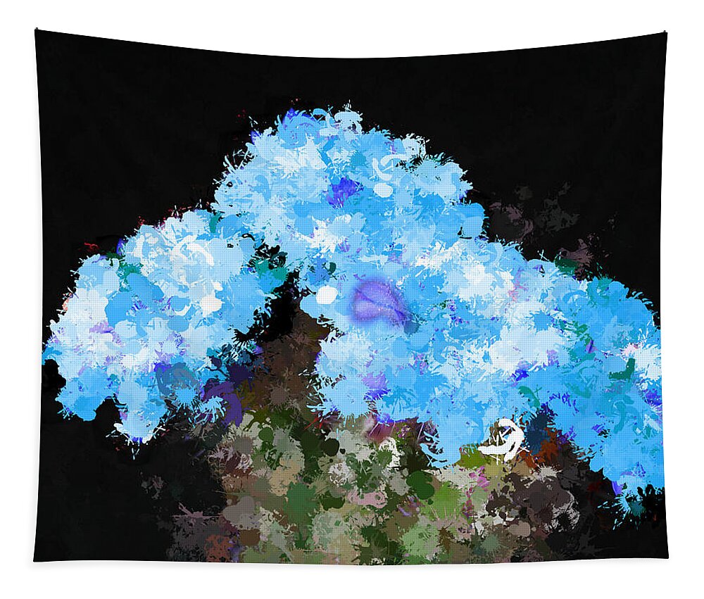 Flowers Tapestry featuring the painting Cactus Flower by Bruce Nutting