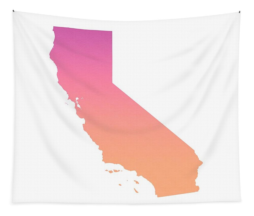 California Summer Ombre Tapestry featuring the photograph California Summer Ombre by Leah McPhail
