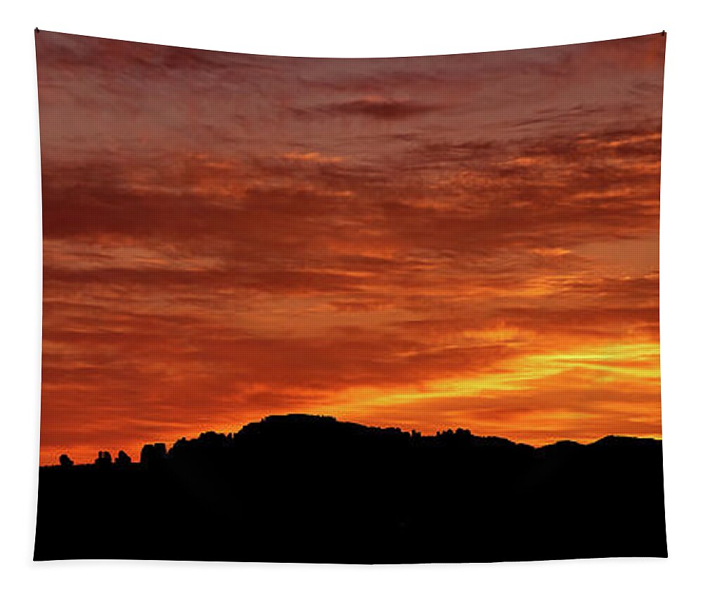 Utah Tapestry featuring the photograph Canyonland Skies by Jim Garrison
