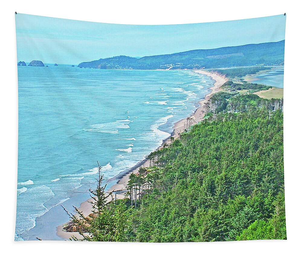 Cape Lookout Tapestry featuring the photograph Cape Lookout, Oregon by Ruth Hager