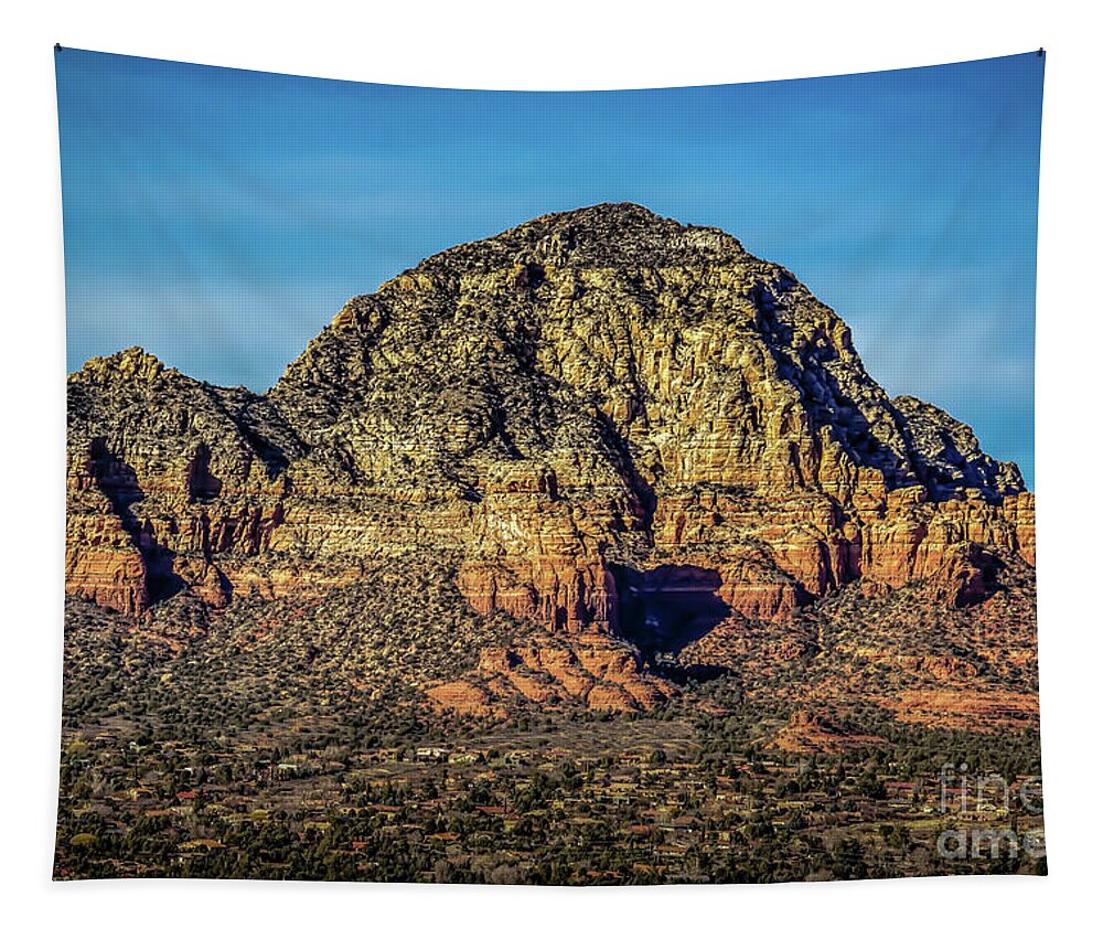 Jon Burch Tapestry featuring the photograph Capital Butte Evening by Jon Burch Photography