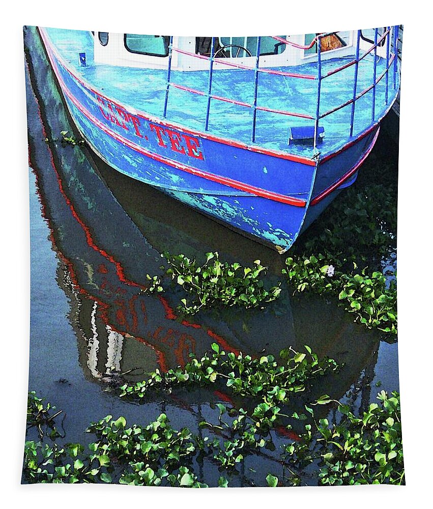 Swamp Tapestry featuring the photograph Cap'n Tee Henderson Swamp by Lizi Beard-Ward