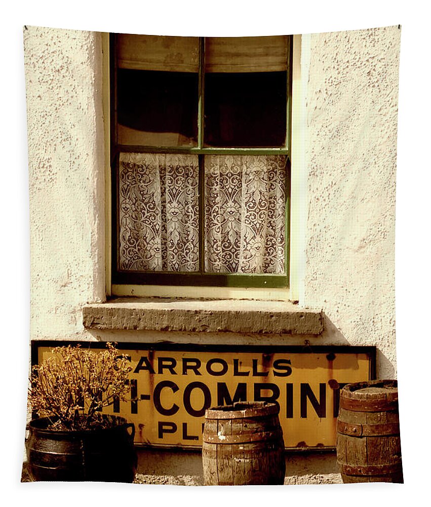 Barrels Tapestry featuring the photograph Carrolls Barrels by Peggy Dietz