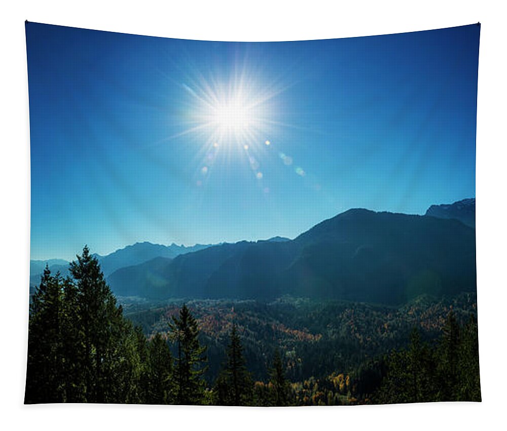 Mountains Tapestry featuring the photograph Central Cascades by Pelo Blanco Photo