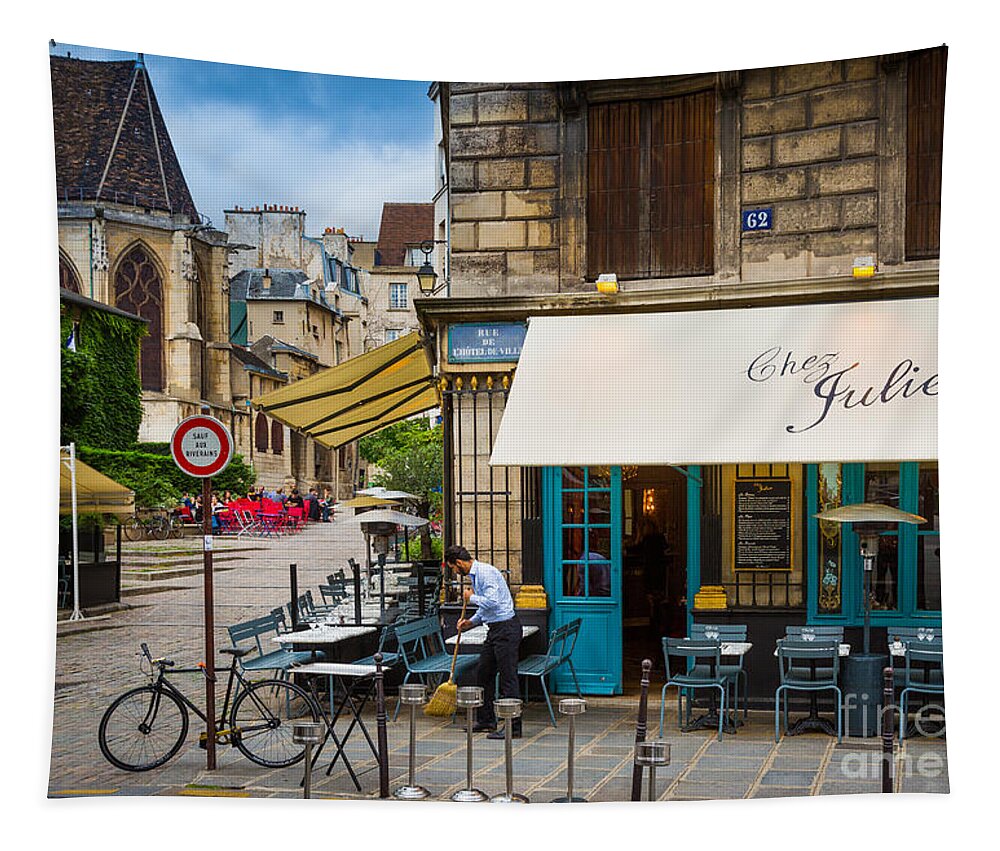 Europa Tapestry featuring the photograph Chez Julien by Inge Johnsson