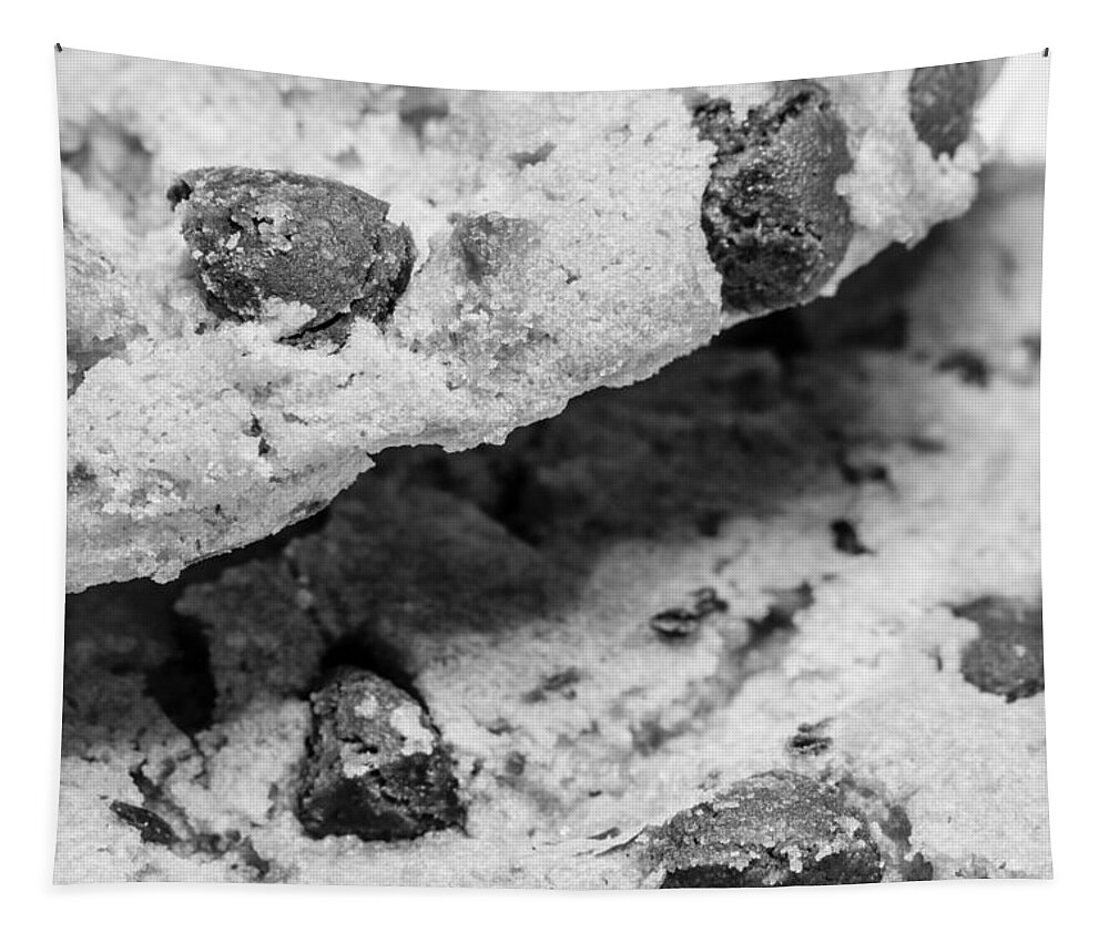 Black And White Tapestry featuring the photograph Chocolate Chip Cookies by SR Green