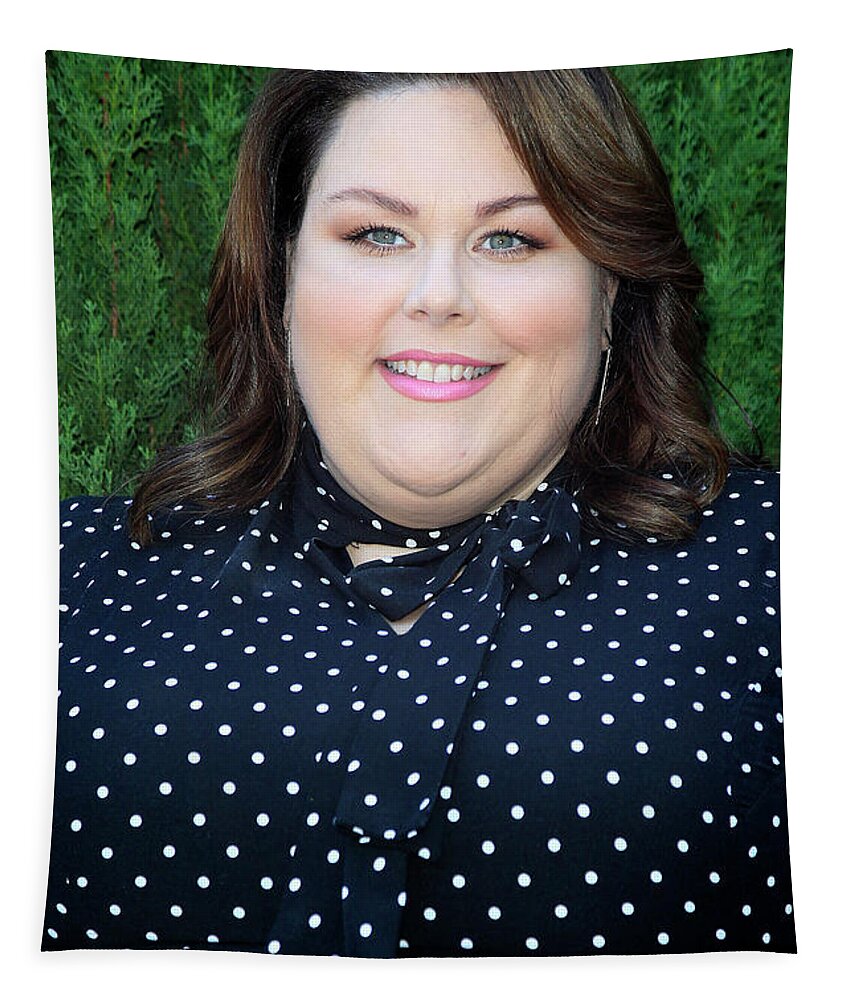 Chrissy Metz Tapestry featuring the photograph Chrissy Metz by Nina Prommer