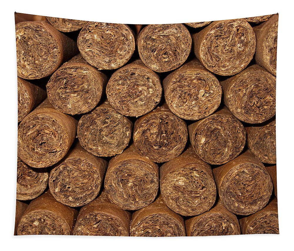Cigars Tapestry featuring the photograph Cigars 262 by Michael Fryd