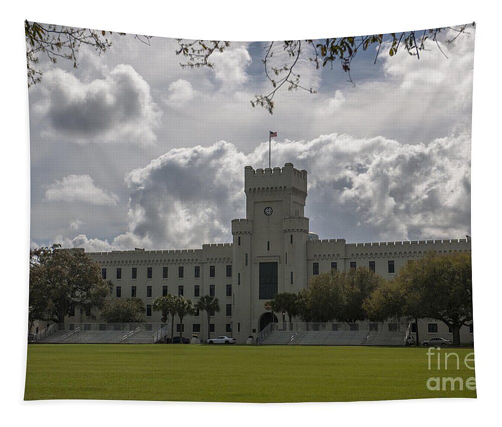 Citadel Tapestry featuring the photograph Citadel Military College by Dale Powell