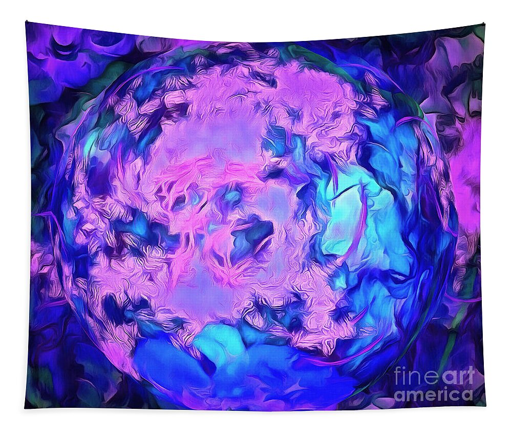 Abstract Tapestry featuring the photograph Clairvoyance by Krissy Katsimbras