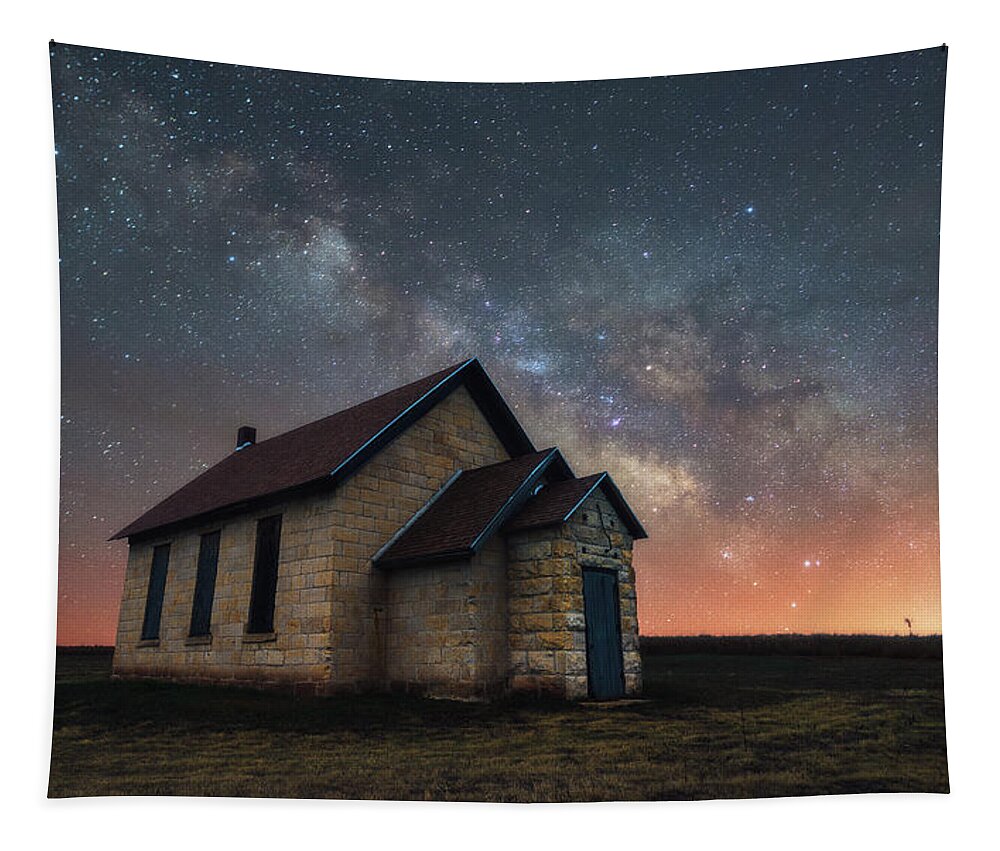 Night Photography Tapestry featuring the photograph Class of 1886 by Darren White