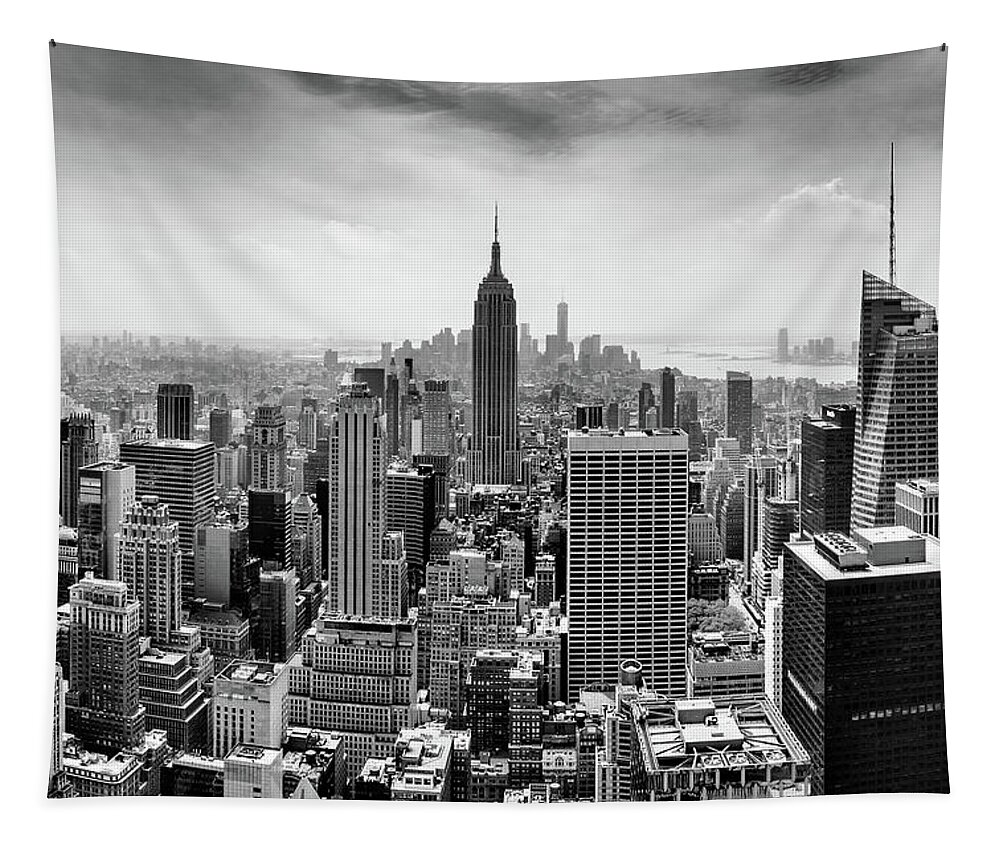 Empire State Building Tapestry featuring the photograph Classic New York by Az Jackson