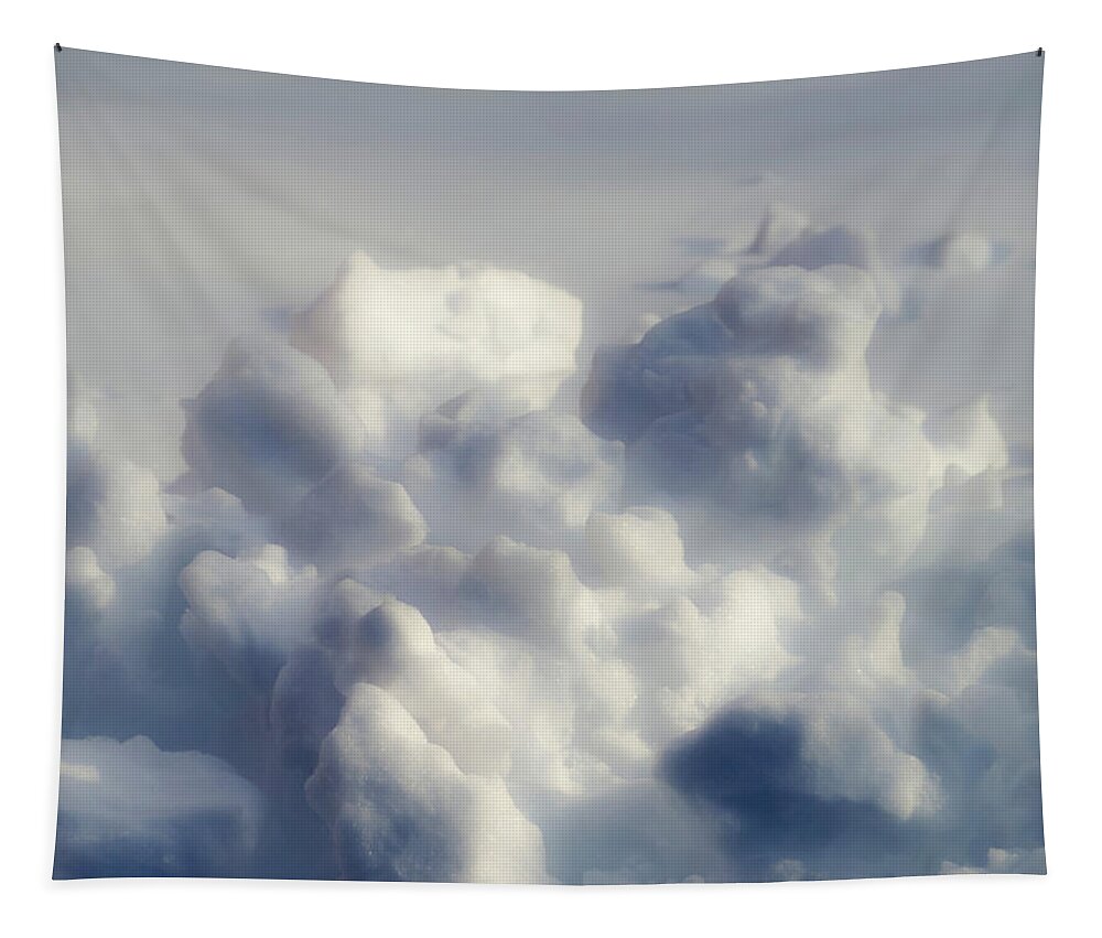 Snow Tapestry featuring the photograph Clouds of Snow by Wim Lanclus