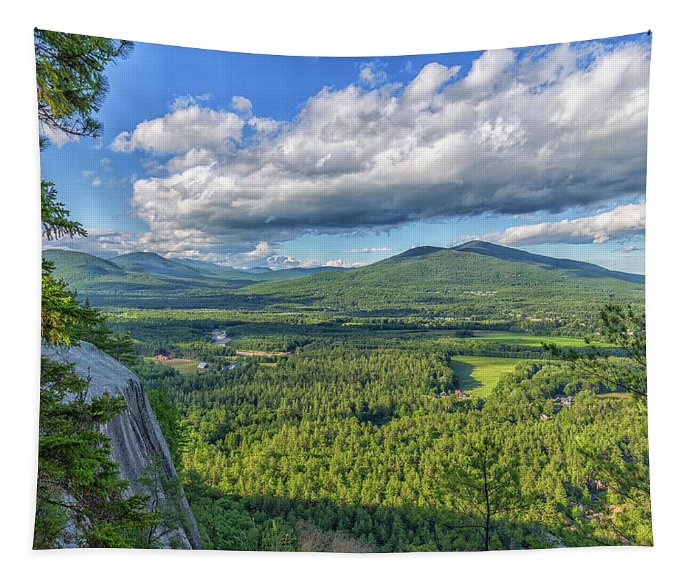 Clouds Over The Mountains Tapestry featuring the photograph Clouds Over The Mountains by Brian MacLean