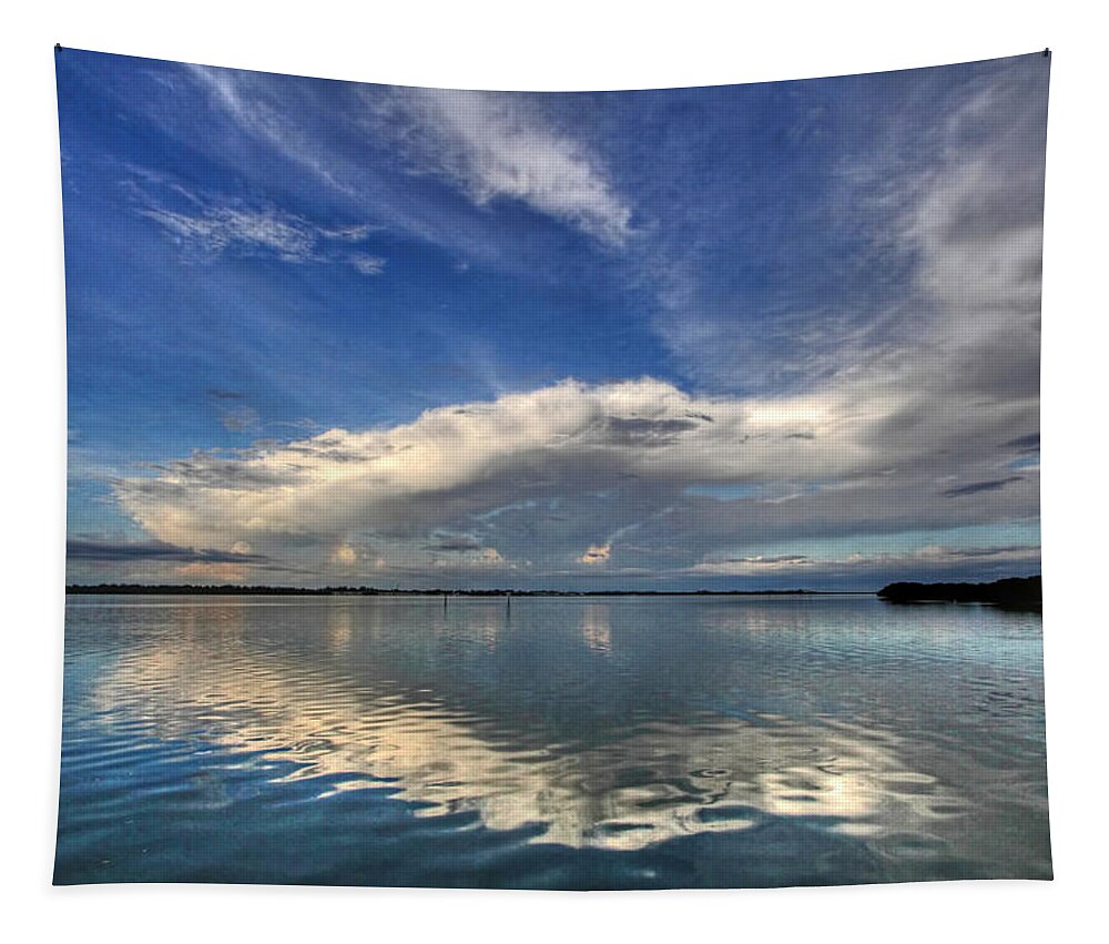 Clouds Tapestry featuring the photograph Cloudscape by HH Photography of Florida
