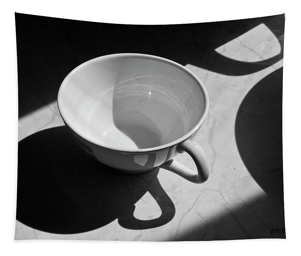 Coffee Tapestry featuring the photograph Coffee Cup in Light and Shadow by David Gordon