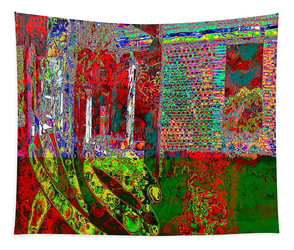 Coke Tapestry featuring the digital art Coke Monet by Larry Beat