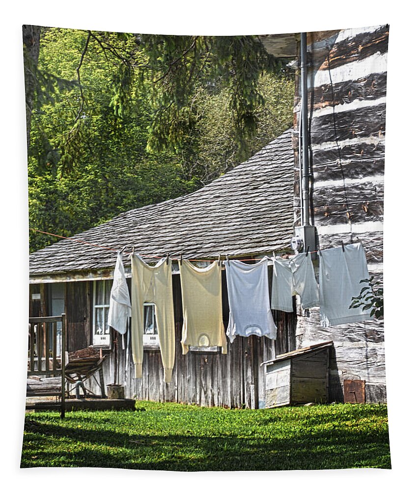 Coldwater Tapestry featuring the photograph Coldwater History by Judy Hall-Folde